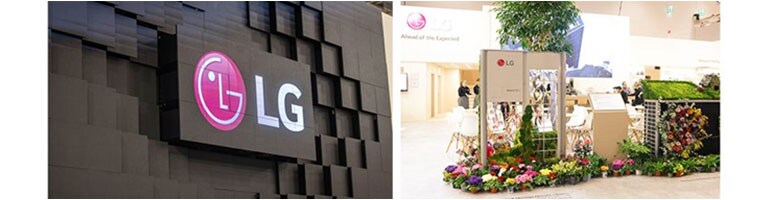 Eye Candy en el stand de LG